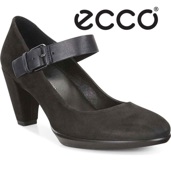Ecco Shoes - ECCO Shape 55 Plateau Mary Jane Pump7 black